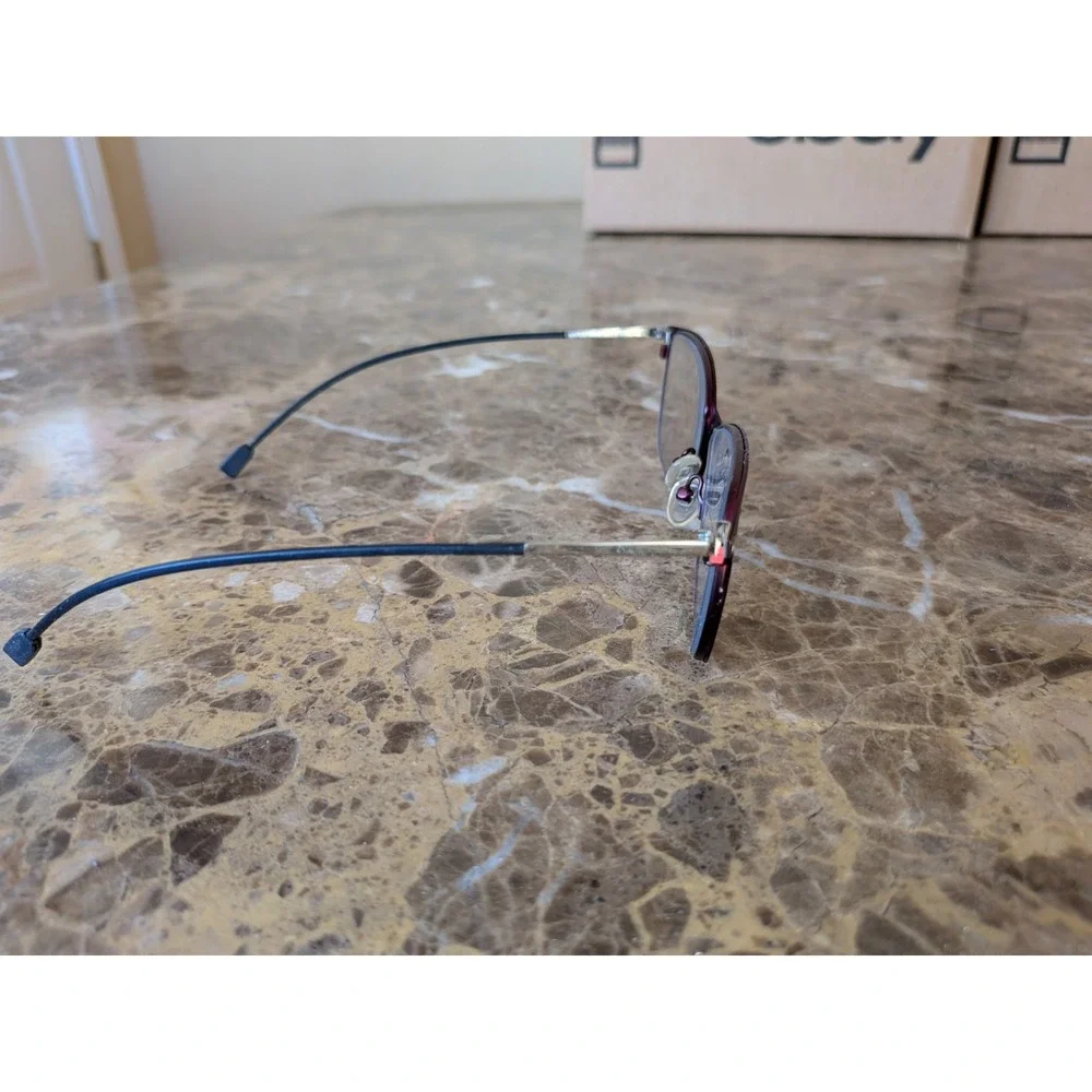Scott Harris Europa SH534 C1 Glossy Red Metal Oval Eyeglasses 54-15 140 Read
